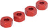 VGEBY 4pcs Wheel Hub Hex Adapter, 5mm to 12mm Hex Combiner RC Model Car Parts Fit for D12 1/10 RC Trucks(Red) Car Model Accessory 1/16 Rc Wheels a...