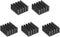 uxcell Electronic Radiators Heatsink for MOS GPU IC Chip Black 20 x 20 x 10 mm 5pcs...