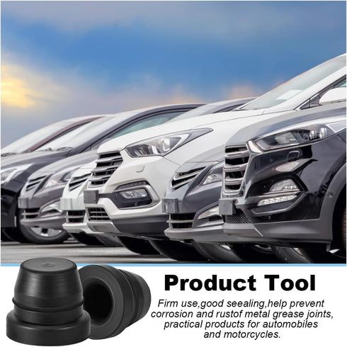 18PCS Car Brake Bleeder Screw Caps, Auto Rubber Grease Fitting Cap Dust Zerk Cover, Car Brake Bleeder Nipple Cap, Universal Brake Caliper Dust Ste...
