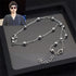 Dtja 5mm Ball Bead Necklace Stainless Steel Choker Pendant Necklaces for Women Girls Vintage Beaded Link Chain Adjustable Fashion Punk Simple Jewe...