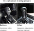 ABS Carbon Fiber Gear Shift Knob Head Cover Trim Interior Moulding Decoration Sticker Accessories Fit for Toyota Highlander 2014-2019...
