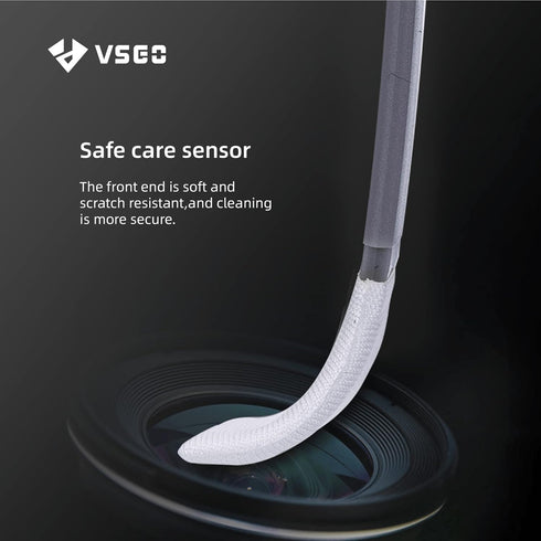 VSGO VS-S01E Professional Camera Cleaning Kit Micro Four Thirds 4/3 Sensor Cleaning Swabs 6pcs 12mm and 10ml Cleaner Compatible for DSLR Cameras...