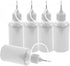 Hordion 12Pcs 1 Oz/ 30ml Transparent Precision Tip Applicator Bottle, 10ml Glue Applicator Bottles, Metal Needle Plastic Bottle, DIY Quilling Tool...