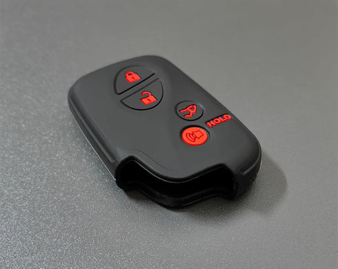 Silicone Rubber Key Fob Cover Compatible with 2005-2017 Lexus CT200h ES350 GS300 GS350 GS430 GS450h GS460 is F IS250 IS350 LS460 LS600h LX570 RX35...