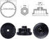 64mm 4 Slots Aluminum Oil Filter Wrench for Toyota, Lexus, RAV4, Camry, Tundra, Highlander, Sienna, Cruiser, Tacoma - 3/8 Inch Square...