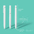 Zebra Pen bLen Retractable Gel Pen, White Barrel, Medium Point, 0.7mm, Blue Ink, 2-Count (41422)...
