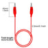 20 PCS Alligator Clips Electrical, 5-Color 21.5inch Test Leads with Alligator Clips, Stamping Jumper Wires for Electrical Testing, Circuit Connect...