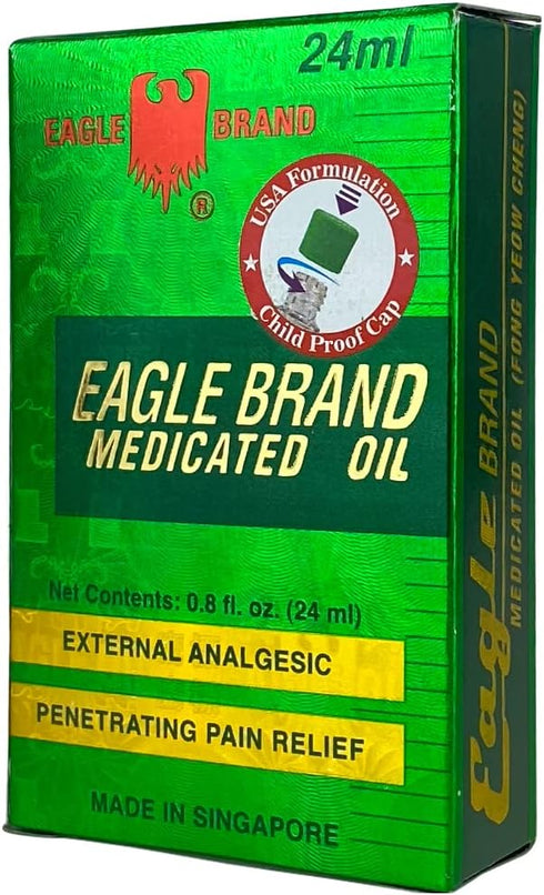 Eagle Brand Medicated Oil, 0.81 Fl Oz (Pack of 1)...