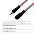 DC5.5x2.1mm, barrel connectors, pigtailed DC power connectors, 1V-36V power adapters 0.3 flat (1ft-5 pair pack)...