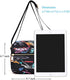 Collsants Small Nylon Purse Mini Crossbody Bag Travel Shoulder Bag Multi Zipper Pockets...