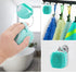 Pet Bath Massage Brush Puppy Dog Cat Grooming Cleaning Soft (Blue)...