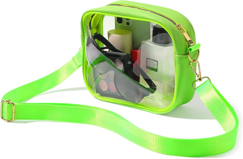 Clear Bag Stadium Approved, Crossbody Transparent Bag for Concerts Sports Events, Purses for Men & Women...