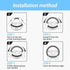 Elastic Stretch Steering Wheel Cover, Universal 15 Inch Automotive Steering Wheel Cover, Microfiber Breathable Ice Silk, Anti-Slip, Odorless, Easy...