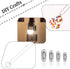 Giantree 100Pcs Ball Chain Connector Clasps, Stainless Steel Ball Chain Connector Clasps Fits for 1.5/2.0/2.4/3.2mm Silver Beaded Ball Chain for D...