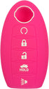 Coolbestda Silicone 5 Buttons Smart Key Fob Keyless Entry Case Cover Remote Holder Jacket Protector for 2017 2018 2019 2020 2021 Nissan Rogue Maxi...
