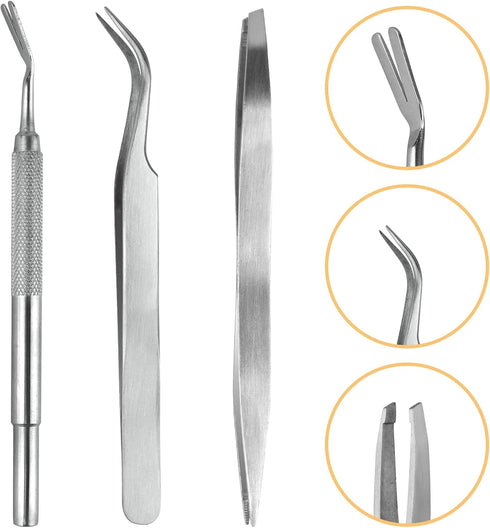 Tick Removal Tool for Dogs, Cat Comb for Shedding, Stainless Steel Pet Hair Grooming Comb Kit, Tear Stain Remover Comb for Small Dogs(10 Pack)...