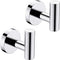Hoooh Towel Hook, SUS 304 Stainless Steel Coat/Robe Clothes Hook for Bath Kitchen Garage Wall Mounted (2 Pack), Polished Chrome, B100-CH-P2...