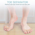 2 Pcs Toe Spacers for Women and Men - Metatarsal Yoga Cushion - Therapeutic Stretchers for Plantar Fasciitis, Bunions, Silicone Toe Separators (Be...