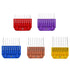 COSYONALL Animal Stainless Steel 5 Color Dog Guide Comb Set,Cutting Length 1/8"-5/8" for 10#/15#/30# A5 Detachable Blade,Compatible with Andis, Os...