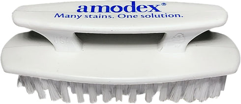 Amodex Laundry Brush for Stains on Clothes, Use with Amodex Stain Remover to Remove Ink, Sharpie, Makeup, and More, Soft Bristled Brush for Stain ...