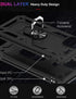 LUMARKE for Google Pixel 4 Case with Screen Protector,Pass 16ft. Drop Tested Military Grade Protective Phone Cover with Magnetic Ring Kickstand Co...