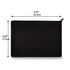 Koolmox 20 Makeup Bags in Bulk, 9x7 Large Plain Black Canvas Pouch with Zipper, Cotton Cosmetic Bags Wholesale for Painting, Heat Transfer Printin...