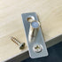 4 pcs Roller Guide Sliding Barn Door Floor Guide Stainless Steel Barn Door Roller Sliding Floor Guide Sliding Door Barn Door Hardware Accessories...