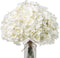 10pcs Hydrangea Silk Flowers Heads with Stems Artificial Hydrangea Flowers for Wedding Home Party Baby Shower Decor (White)...