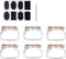 Encheng 16 oz Glass Jars With Airtight Lids And Leak Proof Rubber Gasket,Wide Mouth Mason Jars With Hinged Lids For Kitchen,Glass Storage Containe...