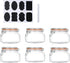 Encheng 16 oz Glass Jars With Airtight Lids And Leak Proof Rubber Gasket,Wide Mouth Mason Jars With Hinged Lids For Kitchen,Glass Storage Containe...