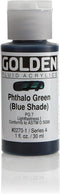 Golden Fluid Acrylic Paint 1 Ounce-Phthalo Green/Blue Shade...