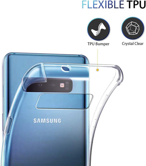 KIOMY Case for Samsung Galaxy S10 Plus for Girls Boys Women Clear with Cute Cat Design Shockproof Bumper Protective Cell Phone Back Cover Flexible...