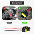 2 PCS 9005 9006 9012 HB3 HB4 Female Adapter Wiring Harness Sockets, Auto Wire Connector for Headlights Fog Lights, Headlamp Harness Connector Repl...