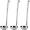 meekoo 3 Pieces Stainless Steel Ladle Soup Handle Ladle with Pouring Rim for Kitchen Cooking Soup Sauce(3 oz)...