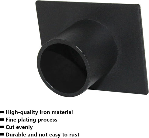 Black Taper Iron Candle Holders, Set of 4 Pillar Tealight Candlestick Holders for Table Centerpieces, Home Decoration, Weddings, Party, Dinner. (S...