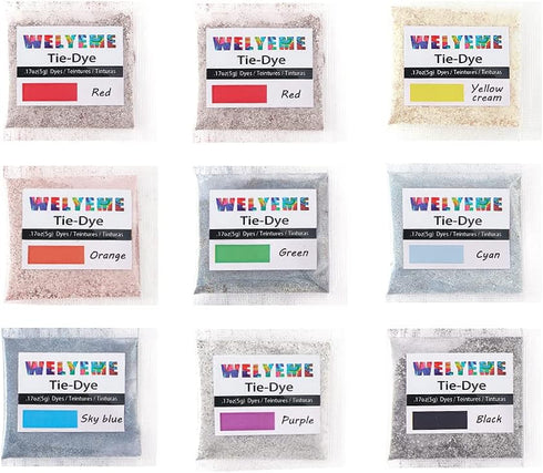 Tie-Dye Refills 9 Packets (Rainbow)...