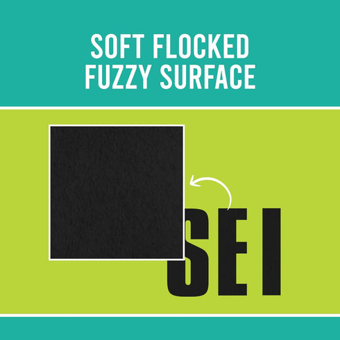 S.E.I 51 Pieces Iron-On Letters: 3 Inch Iron-On Letters for Clothing, Block Fabric Letters for T-shirts, Jerseys, & More (Block Flock, Black)...