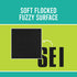 S.E.I 51 Pieces Iron-On Letters: 3 Inch Iron-On Letters for Clothing, Block Fabric Letters for T-shirts, Jerseys, & More (Block Flock, Black)...