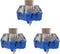 Silent Keyboard Switches,Kailh Box Deep-Sea Silent Whale Switches for Mechanical Keyboard,3-Pin 45gf Tactile/Dustproof/Long life Switches?Silent W...