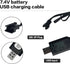 7.4V USB Charger Cable with SM-3PIN Plug Compatible RC Car RC Plane RC Tank RC Boat and Other Remote Control Toys for Universal 7.4V Lipo Battery ...