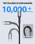 USB C to USB C Cable 1.5FT 3 Pack, Short USB-C 65W Fast Charging USB2.0 Cords for Samsung Galaxy S21/S21+/S20+ Ultra, Note 20/10 Ultra, Air 2020, ...