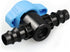1/2 Inch Drip Irrigation Barbed Valve: 3 Pack 1/2" Shut Off Valves Male x Male for 1/2 Inch Drip Irrigation Tubing (.570-.620" ID) Switch Valves f...