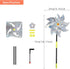 Reflective Pinwheels, Extra Sparkly Pinwheel for Garden Decor, Bird Devices Deterrent to Scare Birds Away from Yard Patio Farm?Suitable for Vegeta...
