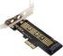 Cablecc Low Profile PCI-E 3.0 x4 Lane to M.2 NGFF M-Key SSD Nvme AHCI PCI Express Adapter Card...