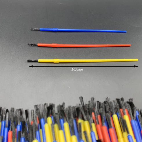 300Pcs Plastic Paint Brushes Set Colorful Detail Painting Kit Art Supplies for Acrylic Painting Oil Watercolor Canvas Boards Rock Nail Art Christm...