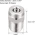 uxcell Pressure Washer Nozzle, 1/4NPT Thread Spray Tip (25 Degree, 1.2mm Orifice Diameter)...