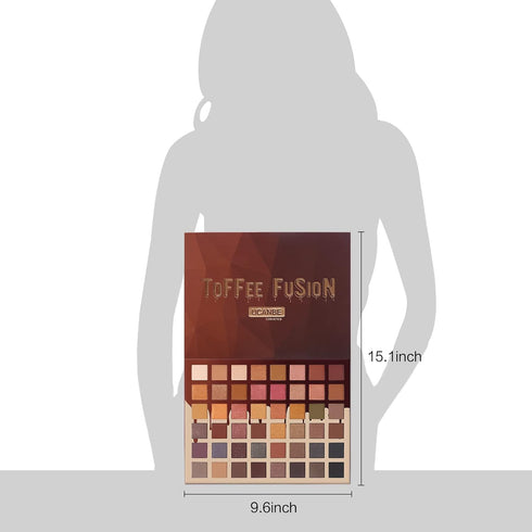 UCANBE Toffee Fusion Nude Eyeshadow Palette, 48 Neutral Shades Naked Eye Shadow Makeup Pallet, High Pigmented Matte Glitter Shimmer Make Up Kit fo...