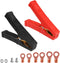 100A-500A Battery Jumper Clamps?Heavy-Duty Insulated Alligator Clips,Battery Crocodile Clamp,Automotive Replacement Booster Cable Clamps,for Car B...