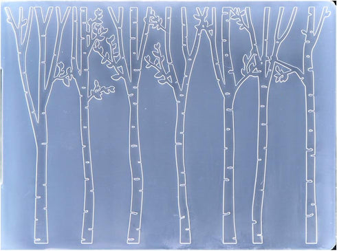 Tree Forest Plastic Embossing Folders for Card Making Scrapbooking and Other Paper Crafts...