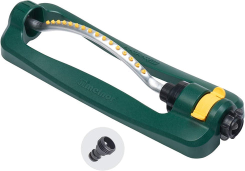 Melnor 65046-AMZ TurboTek 3200 SF Turbo Oscillating Sprinkler with QuickConnect Product Adapter...